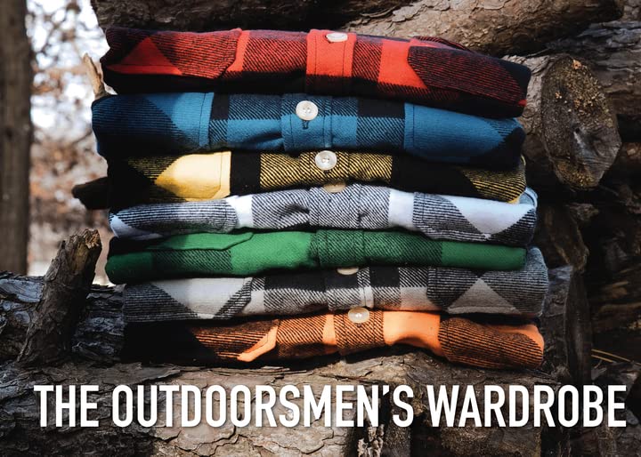 Rothco Buffalo Plaid Flannel Shirt - Rugged Comfortable and Warm Outdoor Shirt Jacket (US, Alpha, X-Large, Regular, Regular, Red Plaid) - Image 4