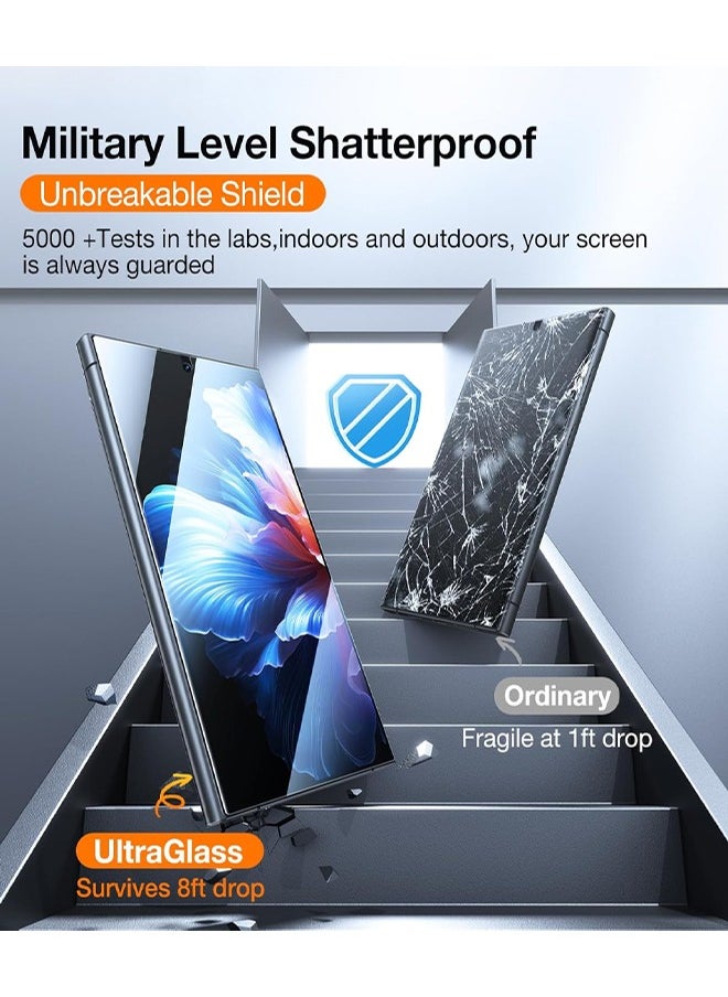 Generic For Galaxy S24 Ultra Screen Protector, 3Pack Tempered Glass Screen Protector, HD Clear Scratch Resistant, Support Fingerprint Unlock ﻿  - Image 4