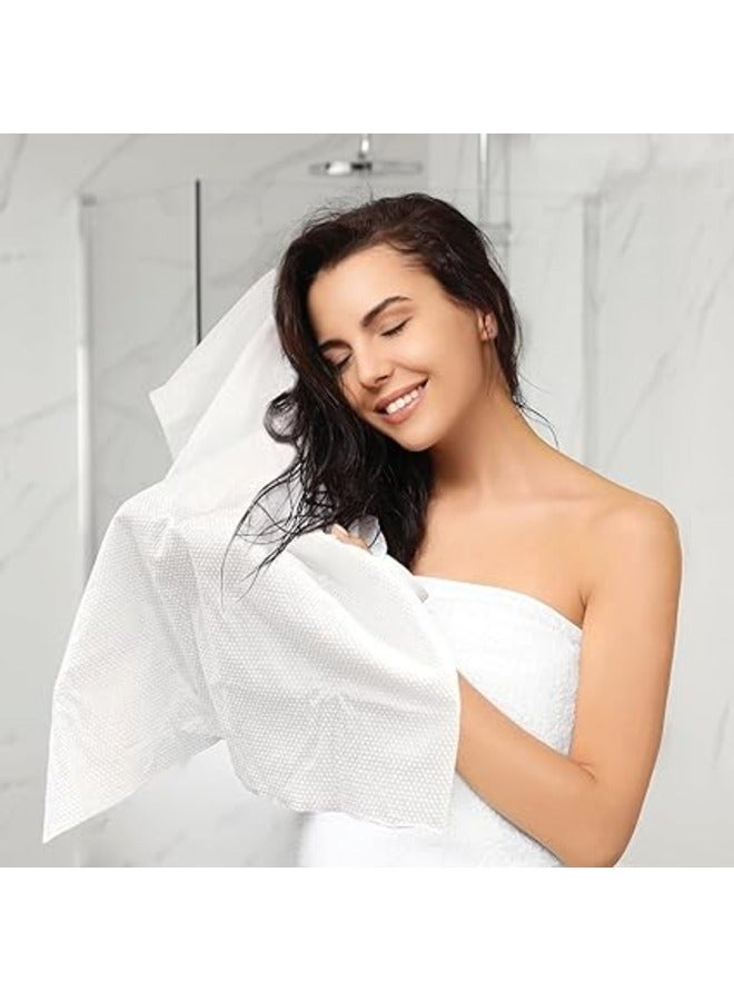 Viva Premium Super Absorbent Disposable Bath Towel (10 pieces) White 80x160cm - Image 2