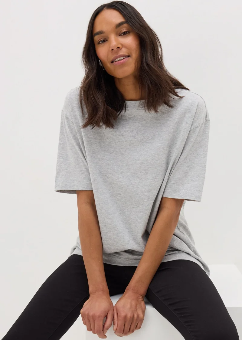 Matalan Grey Oversized T-Shirt