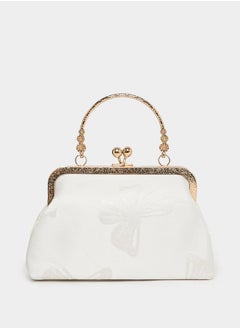 Styli Butterfly Pearl Clutch with Chain Strap  - Image 2