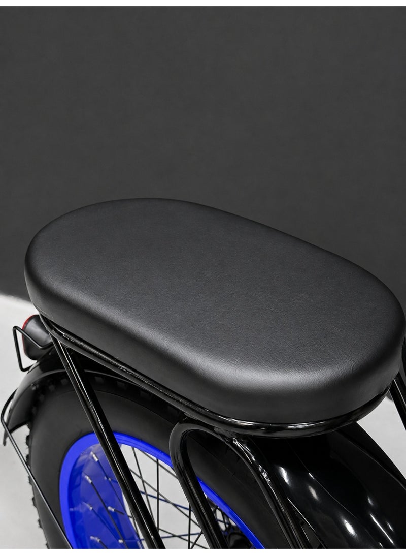 Italiano 20-Inch Kids Fat Bike – 21-Speed Shimano – Disc Brakes – Front Suspension – Front Basket & Rear Padded Seat - Image 3