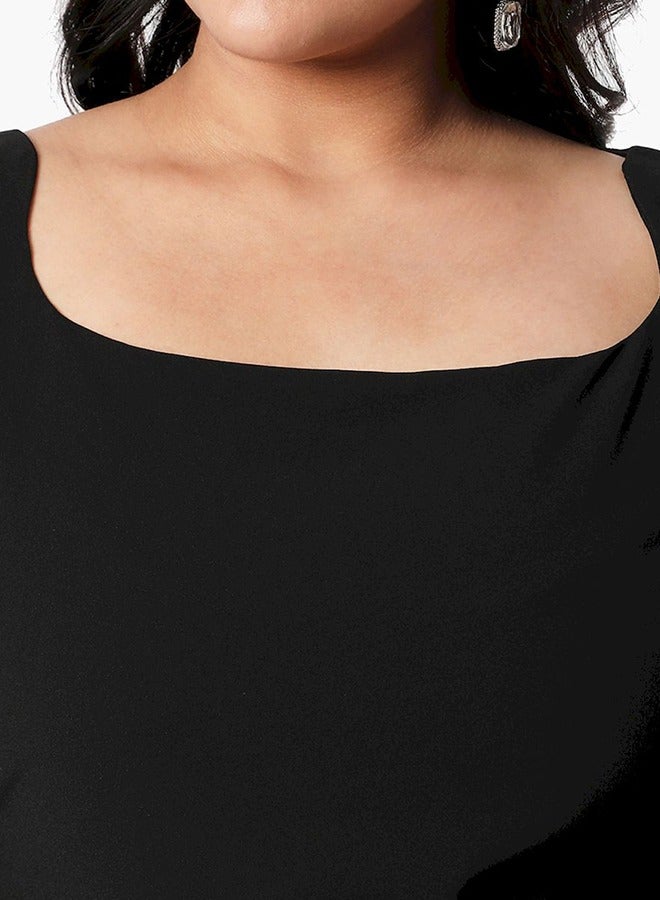 ميش فستان بأكمام منفوشة - Image 2