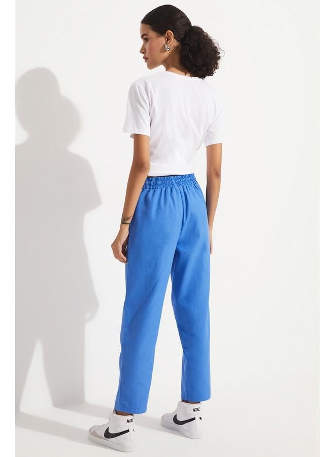 جون بنطلون نسائي قطن 100% بخصر مطاطي من جوني ساكس - Image 5