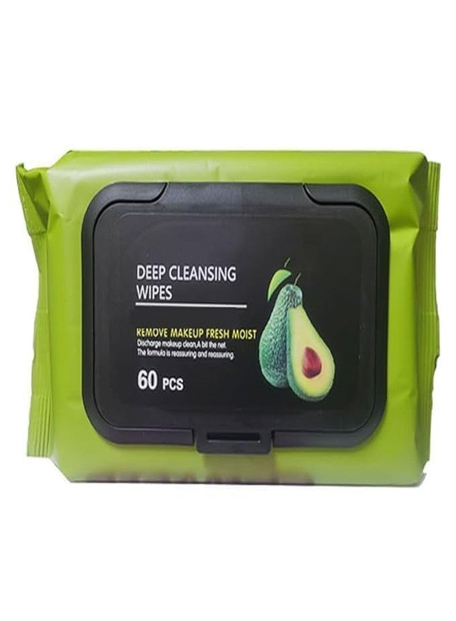 KIDINGTON Makeup Remover Facial Wipes Moisturizing Deep Cleaning Wipes Cucumber & Vitamin E Makeup Remover Wipes Hydrating, Refreshing, Soothing - Image 1
