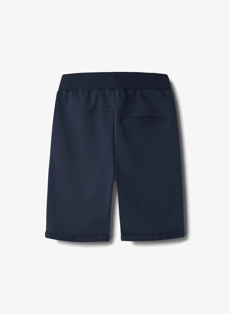Name It Navy Blazer Kids Drawstring Sweat Shorts for Men | Best Price UAE