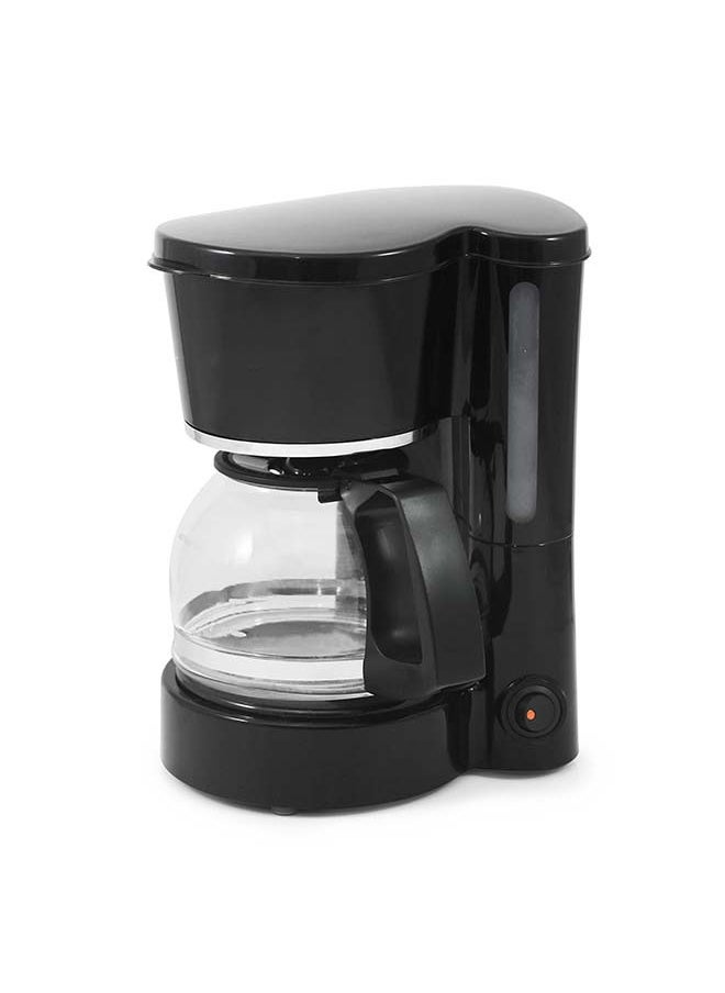 Generic - Automatic Brew & Drip Coffee Maker with Pause N Serve Reusable Filter, On/Off Switch, Water Level Indicator, Black - Image 1