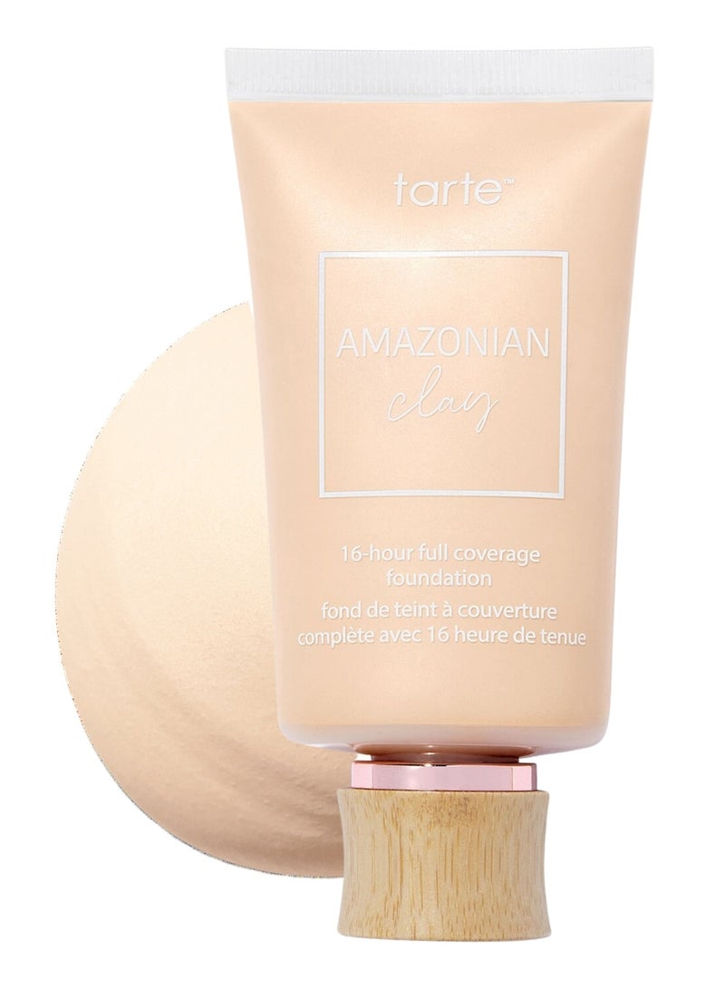 Tarte Cosmetics Tarte Amazonian Clay 16-Hour Full Coverage Foundation 12N Fair Neutral | Flawless Matte Finish | Long-Lasting 1.7 oz 50ml - Image 1