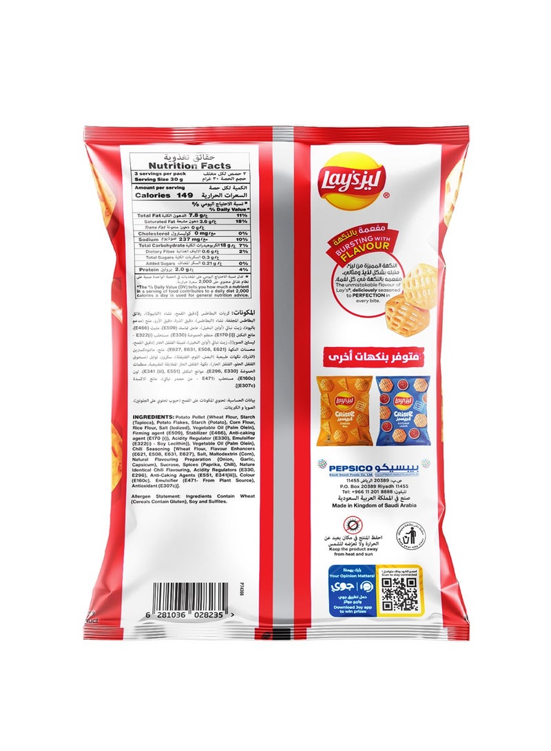 Lays Crispz Chili Potato Chips - Image 2