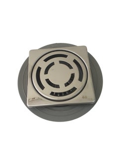 HAR & Unex Stainless steel floor drain with fitting accessory 12x12 cm. Made in Spain (mz)  - Image 1