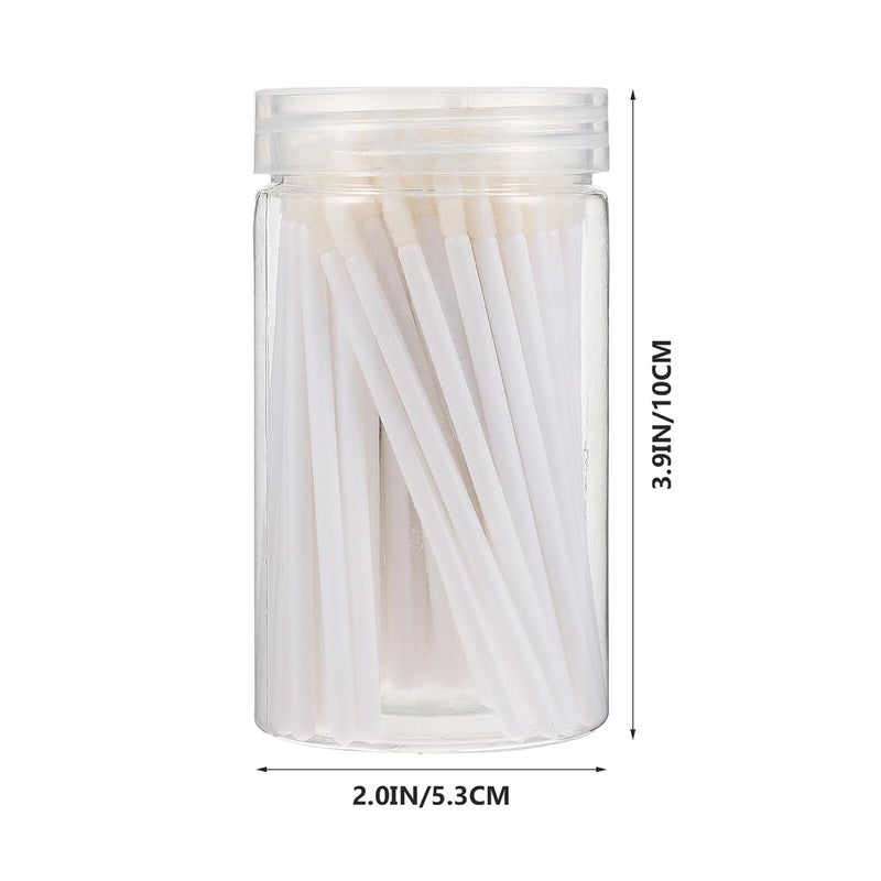 100pcs Disposable Lipstick Brush White Makeup Lip Gloss Applicator Tools for Professional Beauty Makeup Supplies - Image 2