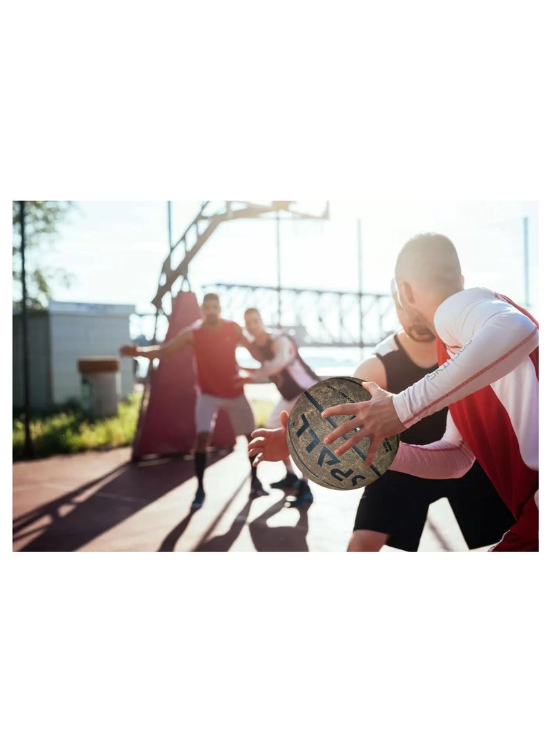 سبال كرة السلة في الأماكن المغلقة/الخارجية، حجم التنظيم الرسمي، كرة السلة المطاطية، بناء قناة عميقة، مصنوعة للجنسين من الرجال والنساء والشباب والكبار للتدريب والألعاب الاحترافية - Image 2