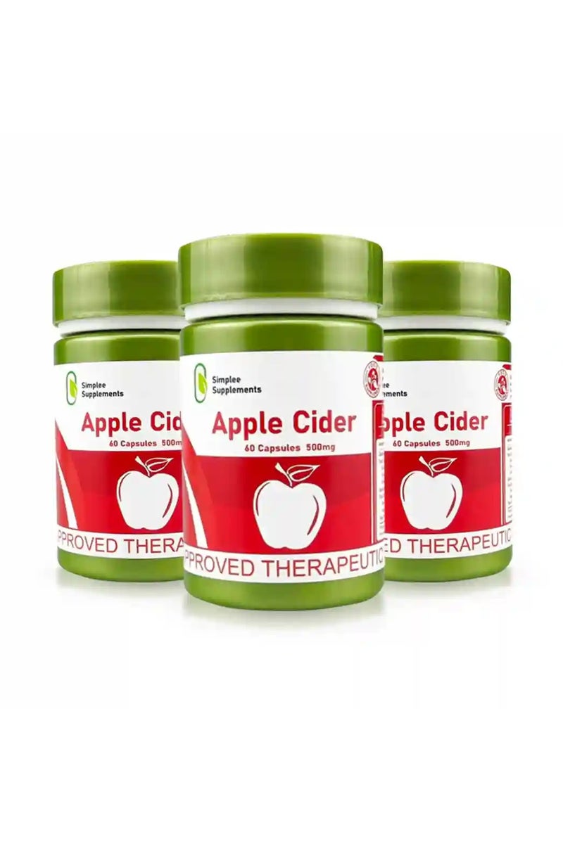 SIMPLEE Simplee Supplement Apple Cider – 3 Bottles