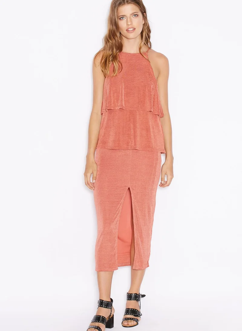 MinkPink Back Keyhole Top