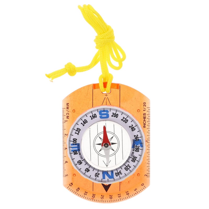 Professional Orienteering Compass with Luminous North Pointer Scale Ruler Acrylic Baseplate Lightweight for Hiking Backpacking Outdoor Navigation - Image 2