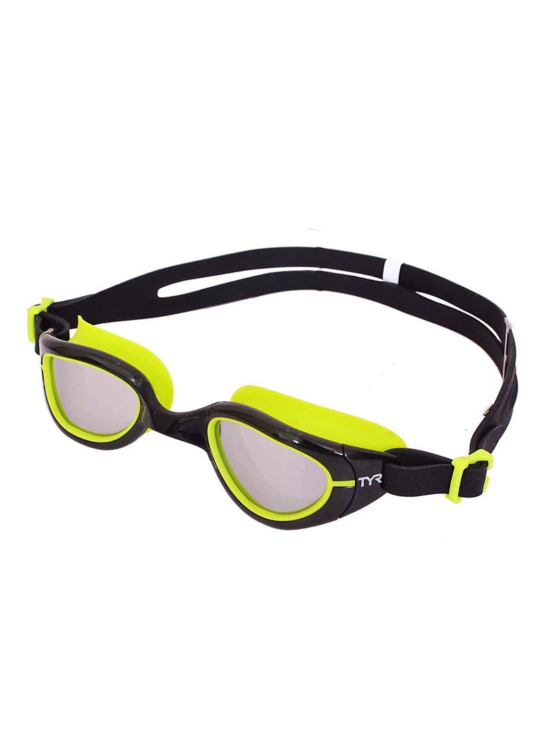 TYR - Special Ops 2.0 Junior Polarized Swim GogglesFor Men & Women (Black/Green,One Size) - Image 1
