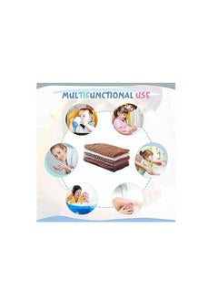 ORiTi ORiTi  6 Pieces Large 20 x 10 Inch Burp Cloths Multi-Colors Muslin Washcloths Baby Burping Diapers 6 Absorbent  - Image 4