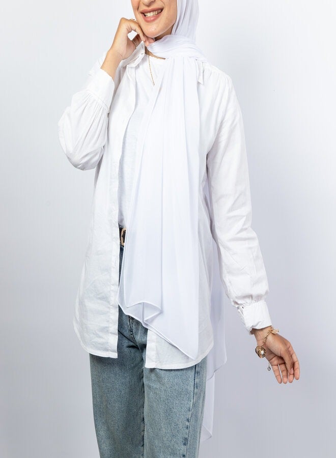 Tie Shop - Sunny Shades Scarf - White For Women - Image 2
