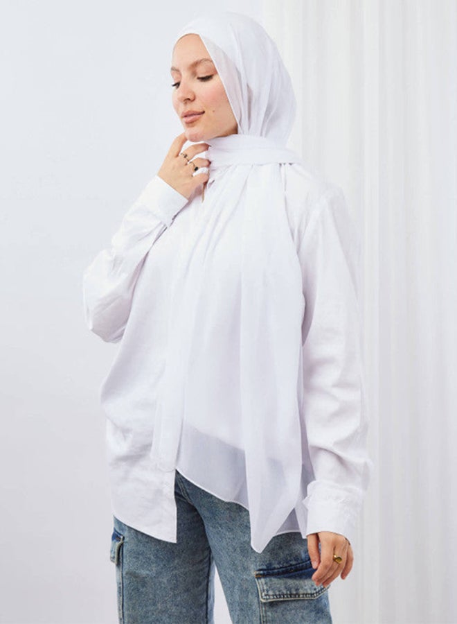 Tie Shop - Sunny Shades Scarf - White For Women - Image 1