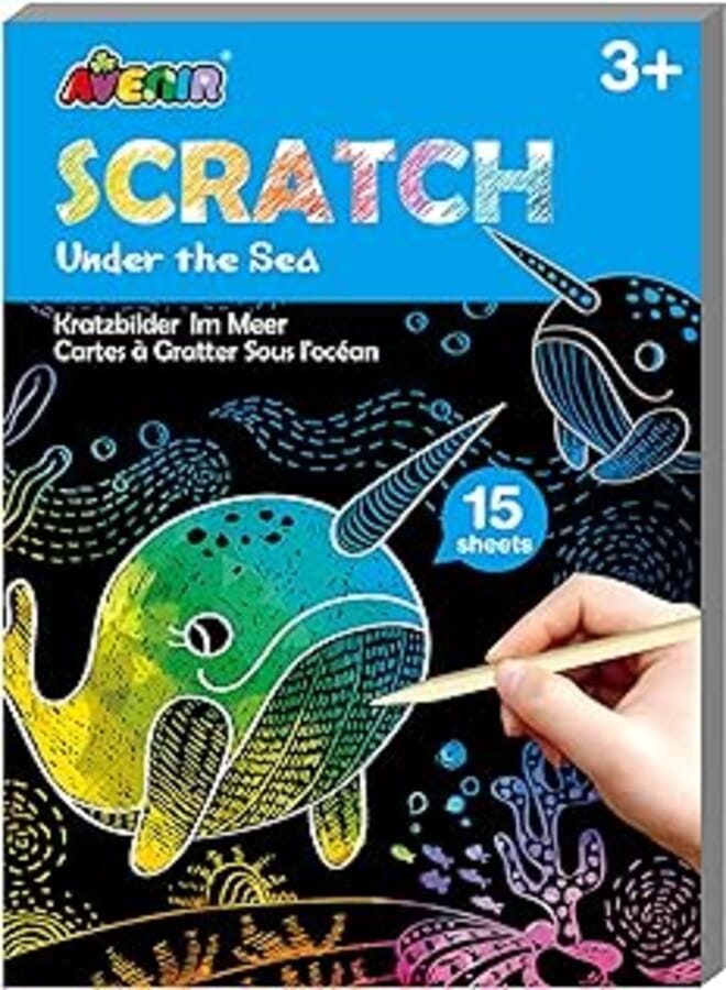 Avenir Mini Scratch Book-Under the Sea