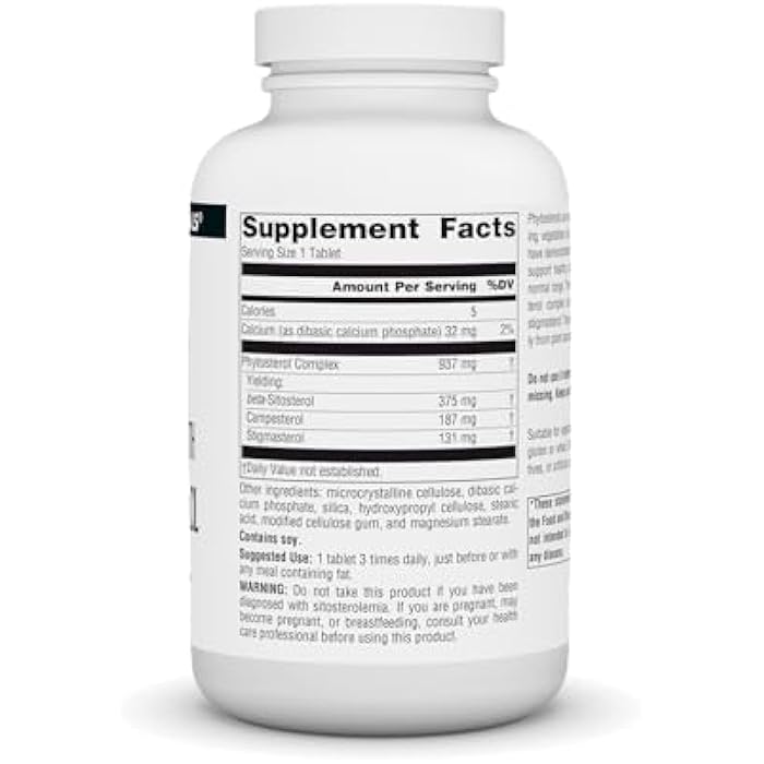 Source Naturals Mega Strength Beta Sitosterol 375mg - 120 Tablets - Image 2