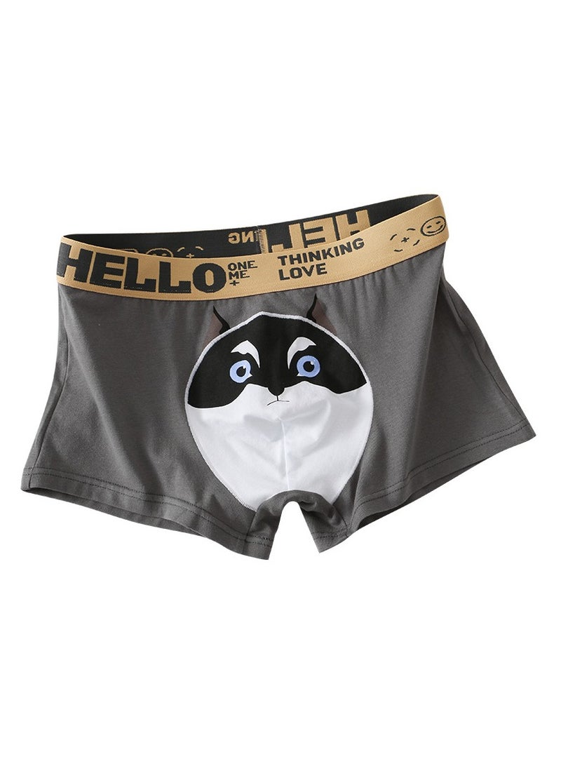 Boxed Men's Printed Breathable Four Corner Underwear Of 4 Pieces  - Image 2