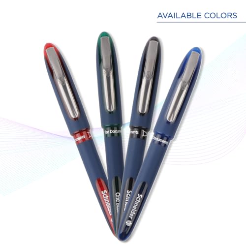 Luxor Schneider, One Business Roller Ball Pen - Blue, 0.6 mm, 2200 mtrs writing length, Waterproof Ink, Consistent ink flow, Ideal for Professionals & Office essential - Image 5