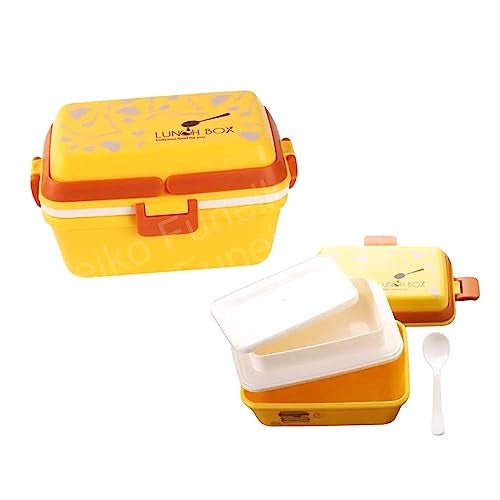 Funeiko Leak-Proof Lunch Box Stainless Steel Tiffin Box for Office Men – Single Layer Air Tight Lunch Box for Kids (Multicolor) - Image 1
