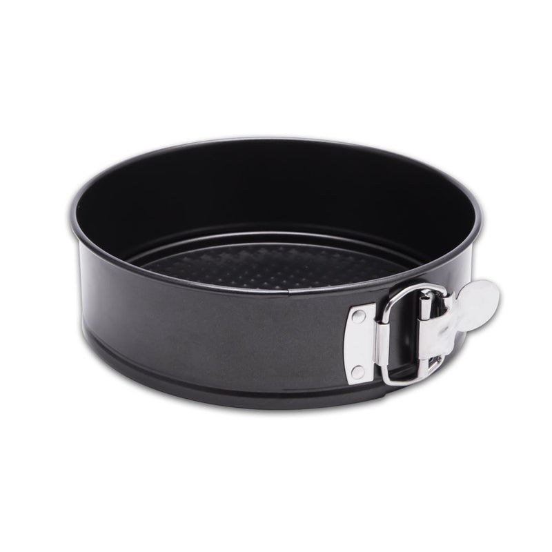 HIWARE 9 Inch Non-stick Cheesecake Pan Springform Pan with Removable Bottom/Leakproof - Black - Image 1
