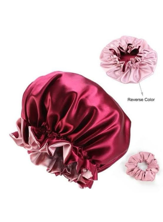 Generic Satin Bonnet Suitable And Amazing Color One Size1PC (may vary color) - Image 2