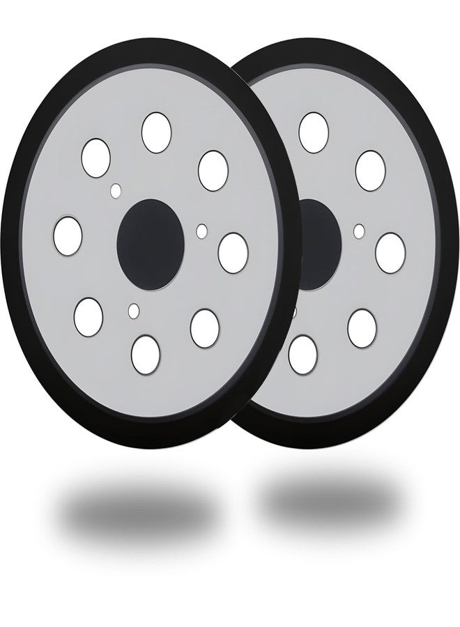 Tockrop 2 Pack 5 Inch 8-Hole Metal Replacement Sander Pads for Dewalt Sander - 5" Hook and Loop Sanding Pads for DeWalt DW420 DW421 DW422 DW423 DW426 D26451 Random Orbital Sander (2 Pack) - Image 1