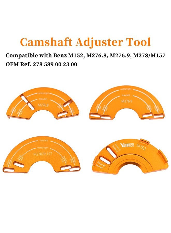 Yuesstloo Camshaft Adjuster Tool Kit 4 Pcs, Compatible with Benz M152, M276.8, M276.9, M278/M157, Engine Tools, Timing Belt Tools - Image 3