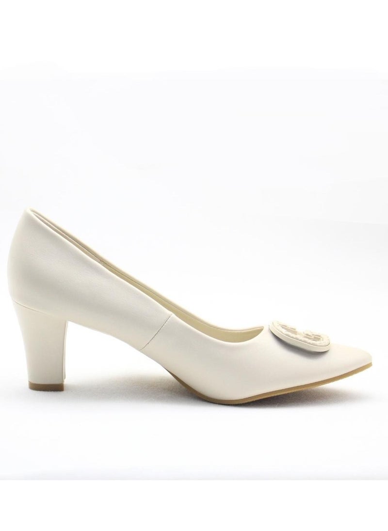 SD.Felano - Women's Formal Shoes, Closed Toe, Casual Slip-On Kitten Heels for Girls & Ladies and Lightweight Women's Fashion Shoes for Party Bride Wedding Dress Shoes - Image 1