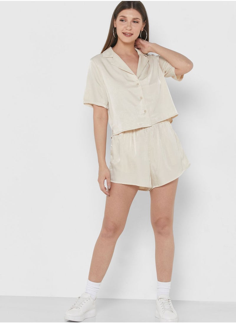 GLAMOROUS - High Waist Pocket Detail Shorts - Image 1