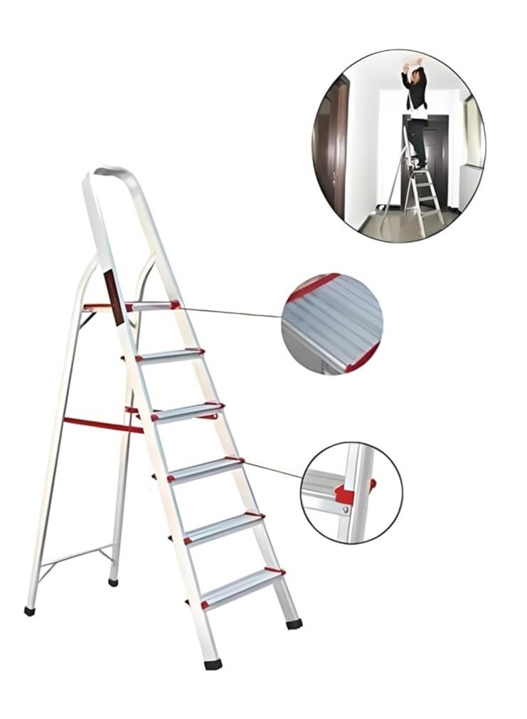 Aluminum Steps Household Ladder - Image 4