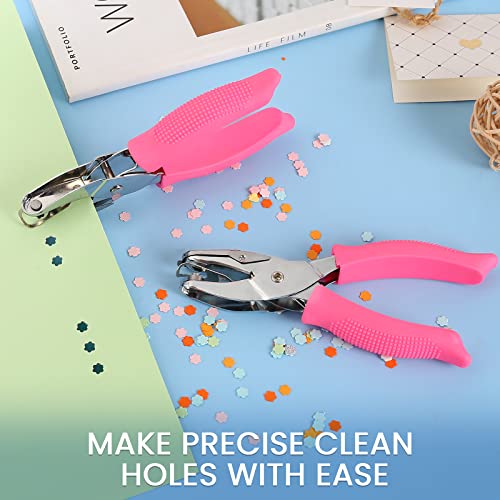 MyArTool Flower Hole Punch, 1/4 Inch Handheld Flower Paper Punch with Soft Grip, Flower Shape Hole Puncher for Paper Crafts, Cardstock, Gift Wrapping, Greeting Cards and Scrapbooks - Image 3