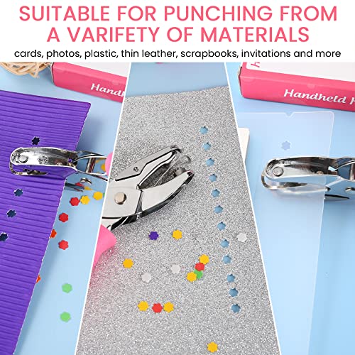 MyArTool Flower Hole Punch, 1/4 Inch Handheld Flower Paper Punch with Soft Grip, Flower Shape Hole Puncher for Paper Crafts, Cardstock, Gift Wrapping, Greeting Cards and Scrapbooks - Image 4