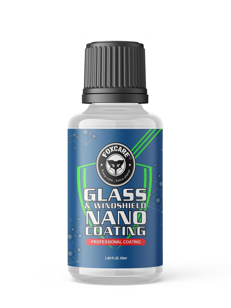Foxcare Glass & Windshield Nano Coating | Kavach series - Hydrophobic & rain repellent specially designed for car - (50ml) - Image 2