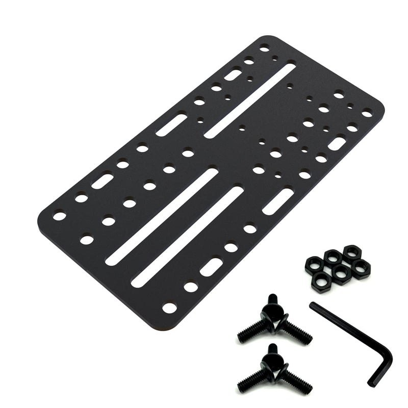 Neyyuse Universal Desk/Chair Mount Bracket Plate for USB Handbrake, SIM Racing Compatible with Logitech Driving Force Shifter, Thrustmaster TH8A Shifter & SIM Racing Games - Image 1