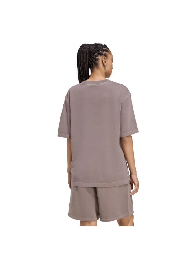 adidas Originals  Essentials Linear Boyfriend T-Shirt Oversized Washed for Women | Best Price UAE