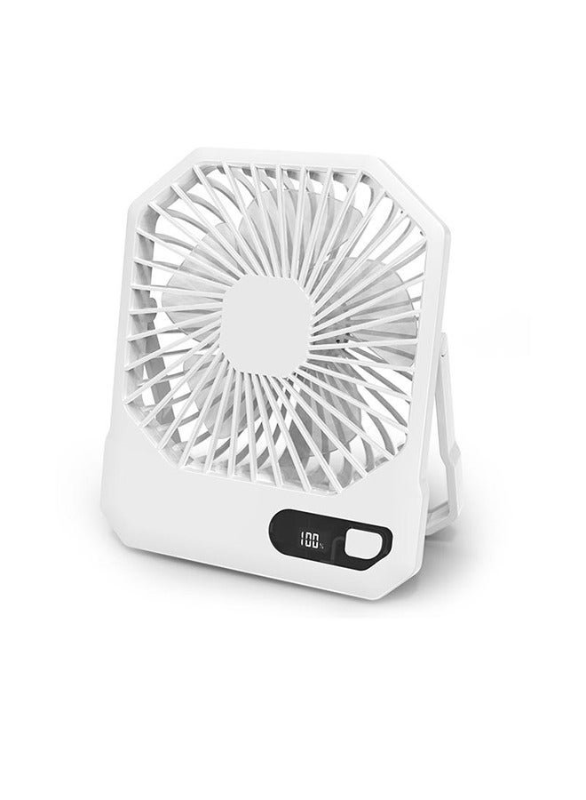 ET-LIFE USB Desktop Fan, Rotatable 3 Speeds Protable Personal Fan, Strong Wind Ultra Quiet Small Desk Fan Tilt for Home Office Desktop  - Image 1