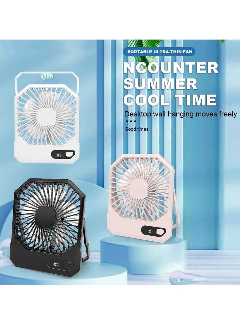 ET-LIFE USB Desktop Fan, Rotatable 3 Speeds Protable Personal Fan, Strong Wind Ultra Quiet Small Desk Fan Tilt for Home Office Desktop  - Image 5