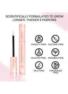 Liaison Eyebrow Growth Serum - Brow Serum For Thicker, Fuller, Healthier Eyebrows - Premium Eyebrow Serum - Vegan & Cruelty Free - Eye Brow Serum to Grow Brows - (3 ML) - 2 Month Supply - USA - Women Owned  - Image 5