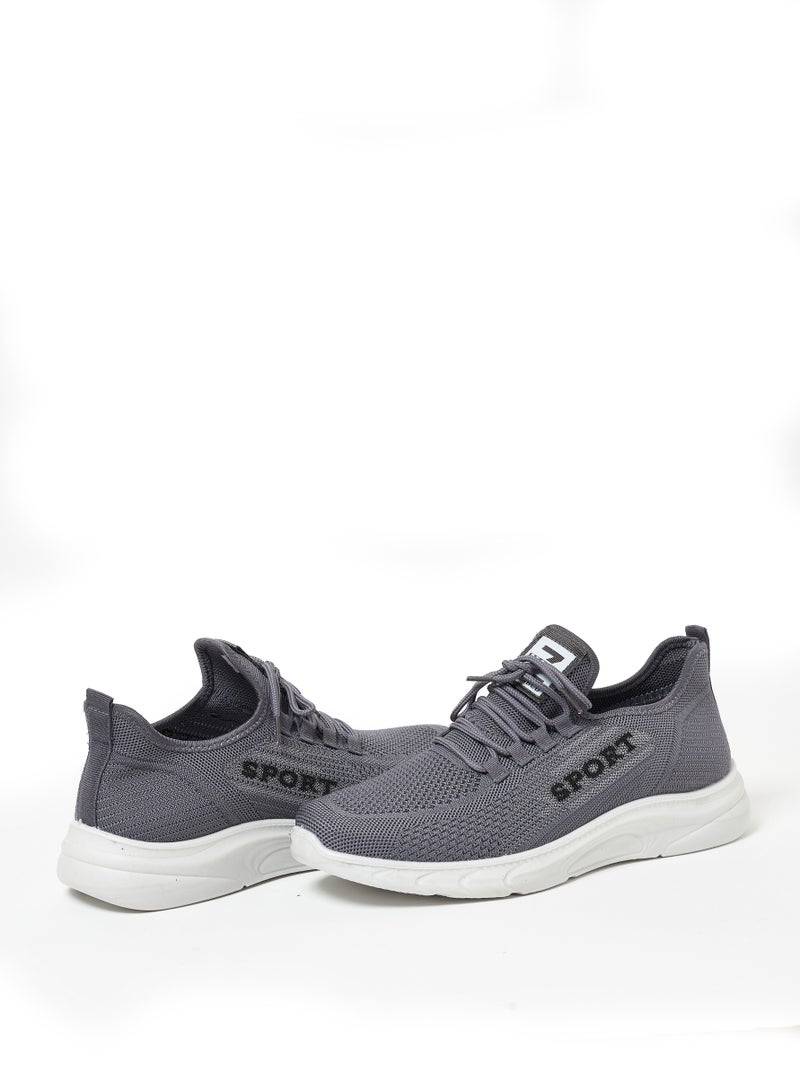 Cobblerz Cobblerz Men's Lace-up Low Top Sneakers GREY  - Image 2