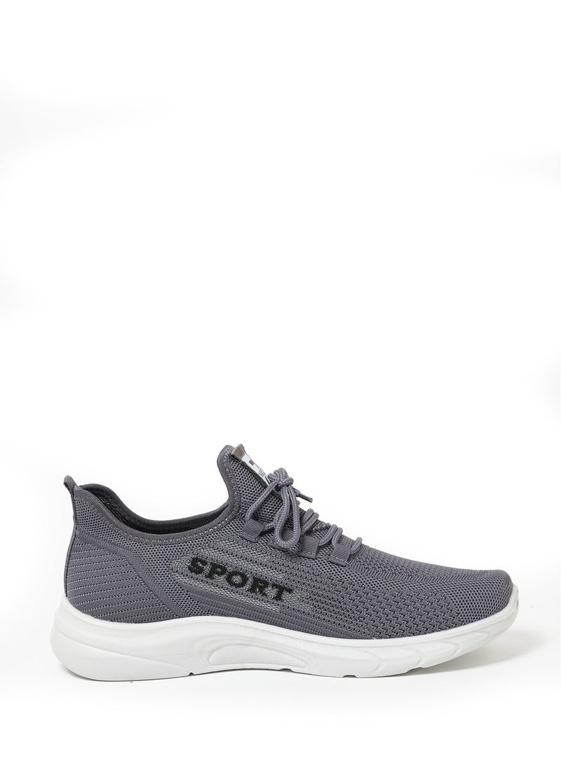 Cobblerz Cobblerz Men's Lace-up Low Top Sneakers GREY  - Image 1