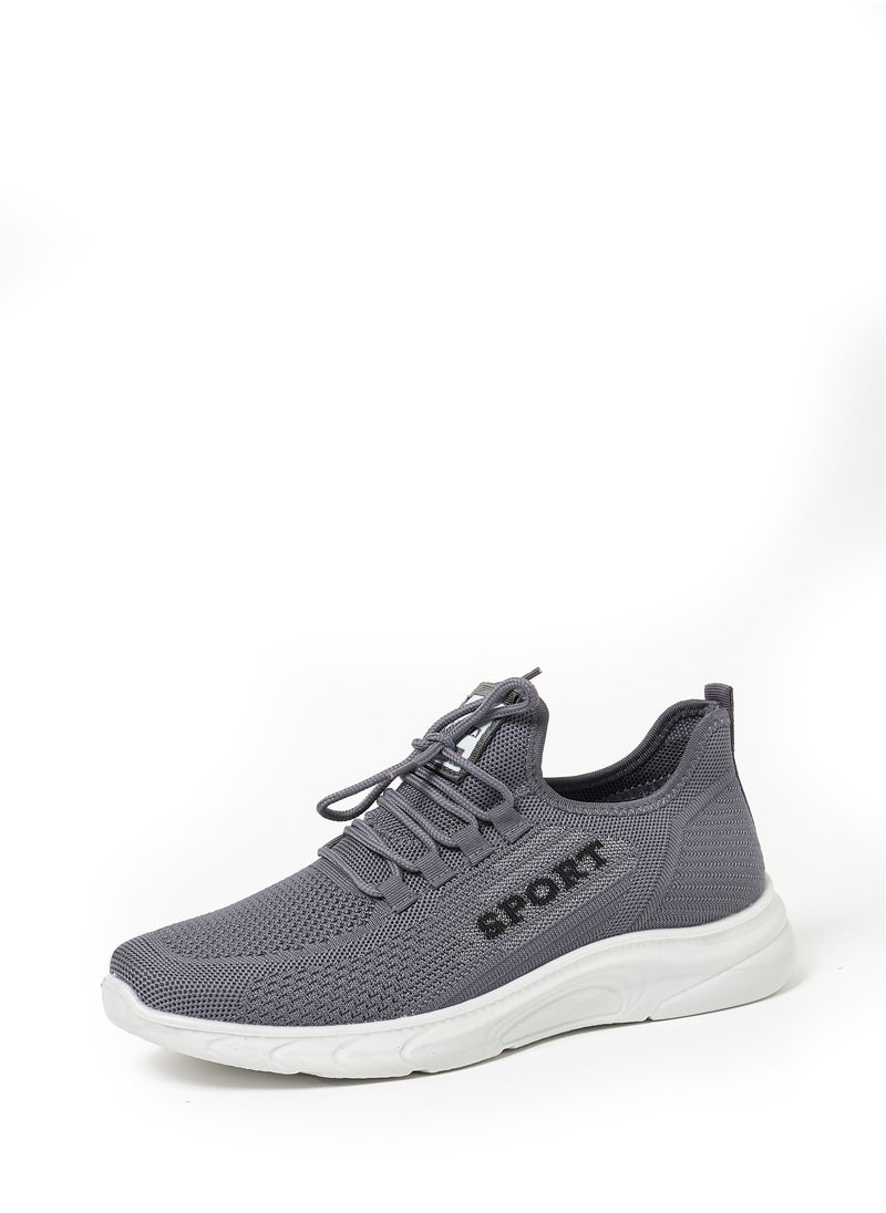 Cobblerz Cobblerz Men's Lace-up Low Top Sneakers GREY  - Image 3