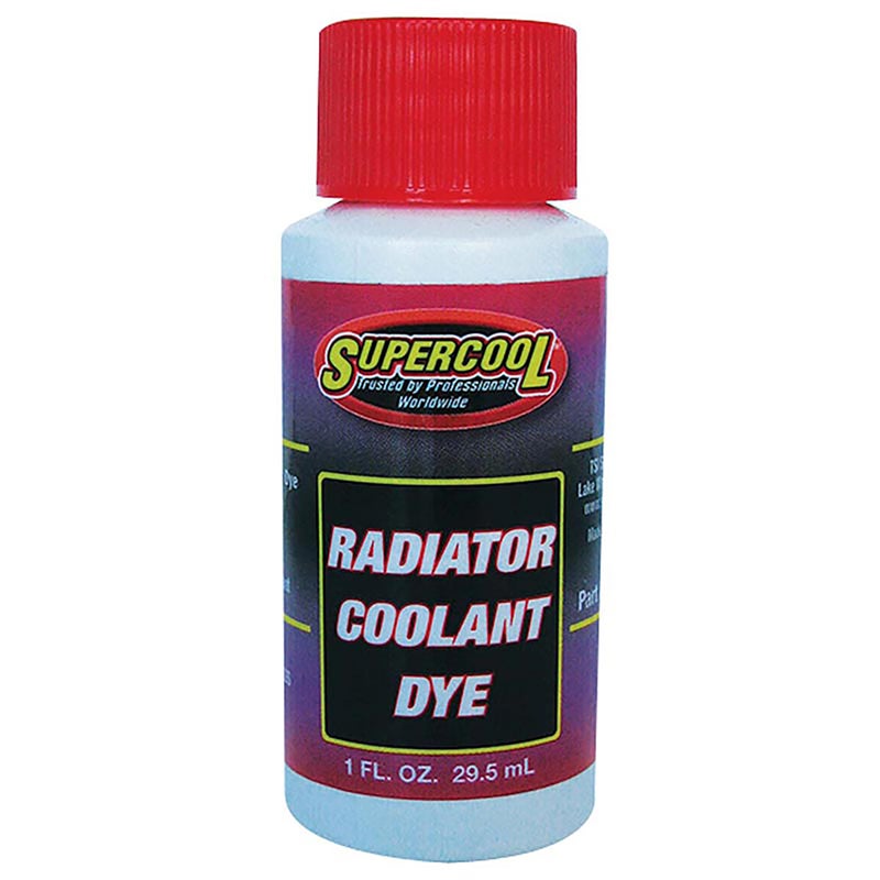 Supercool Car Radiator Coolant Cooling System Leak Detector Dye 29.5ml