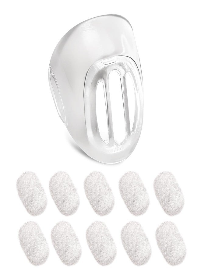 HWEIUA Elbow Cover & Diffusers Compatible with Fisher & Paykel Eson Nasal CPAP Mask, Diffuser Filters Replacement for Fp400Hc228 F & P Eson Pilario Q, 1 Elbow Cover + 10 Filters - Image 1