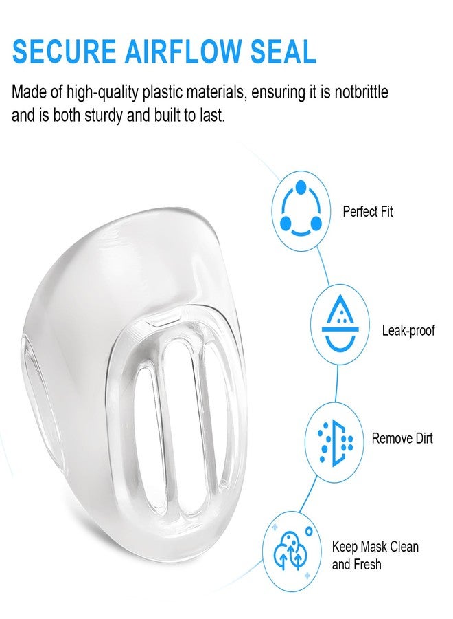 HWEIUA Elbow Cover & Diffusers Compatible with Fisher & Paykel Eson Nasal CPAP Mask, Diffuser Filters Replacement for Fp400Hc228 F & P Eson Pilario Q, 1 Elbow Cover + 10 Filters - Image 4