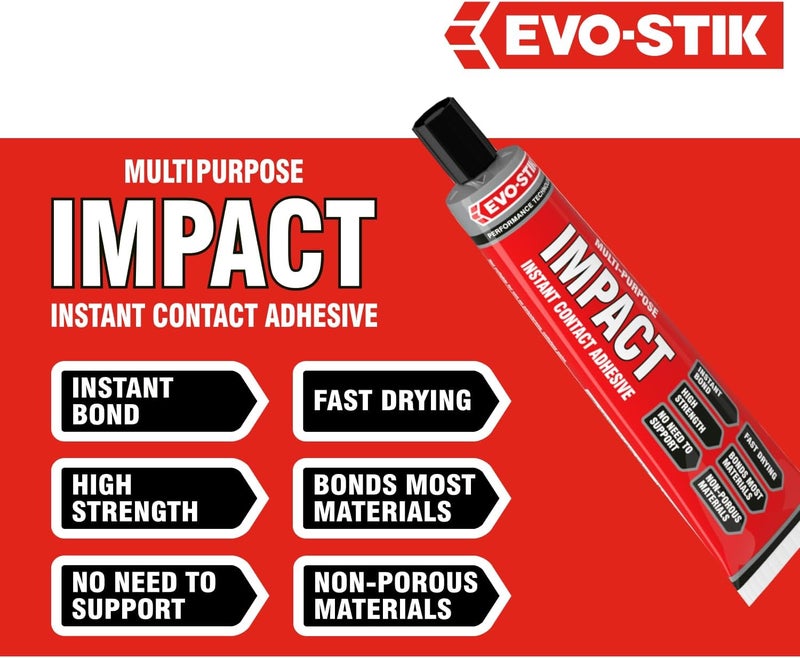 EVO-STIK Impact Adhesive - High Strength Multipurpose Glue - Image 4